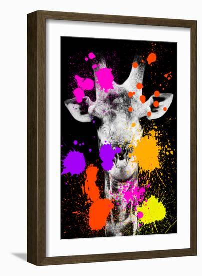 Safari Colors Pop Collection - Giraffe II-Philippe Hugonnard-Framed Giclee Print