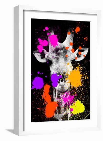 Safari Colors Pop Collection - Giraffe II-Philippe Hugonnard-Framed Giclee Print