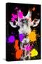 Safari Colors Pop Collection - Giraffe II-Philippe Hugonnard-Stretched Canvas