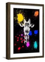 Safari Colors Pop Collection - Giraffe IV-Philippe Hugonnard-Framed Giclee Print