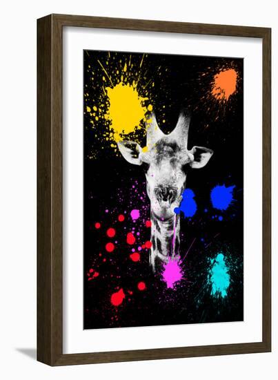 Safari Colors Pop Collection - Giraffe IV-Philippe Hugonnard-Framed Giclee Print