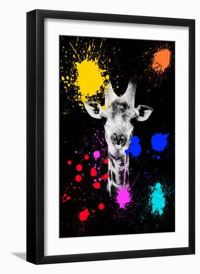 Safari Colors Pop Collection - Giraffe IV-Philippe Hugonnard-Framed Giclee Print