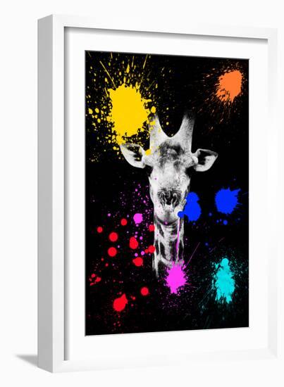 Safari Colors Pop Collection - Giraffe IV-Philippe Hugonnard-Framed Giclee Print