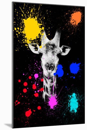 Safari Colors Pop Collection - Giraffe IV-Philippe Hugonnard-Mounted Giclee Print