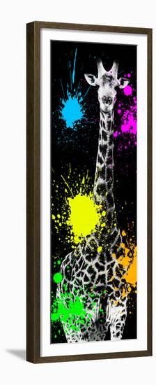 Safari Colors Pop Collection - Giraffe IX-Philippe Hugonnard-Framed Premium Giclee Print