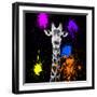 Safari Colors Pop Collection - Giraffe Portrait-Philippe Hugonnard-Framed Giclee Print