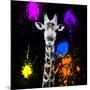 Safari Colors Pop Collection - Giraffe Portrait-Philippe Hugonnard-Mounted Giclee Print