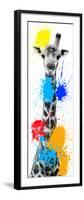 Safari Colors Pop Collection - Giraffe V-Philippe Hugonnard-Framed Giclee Print