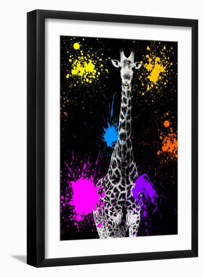 Safari Colors Pop Collection - Giraffe VII-Philippe Hugonnard-Framed Giclee Print