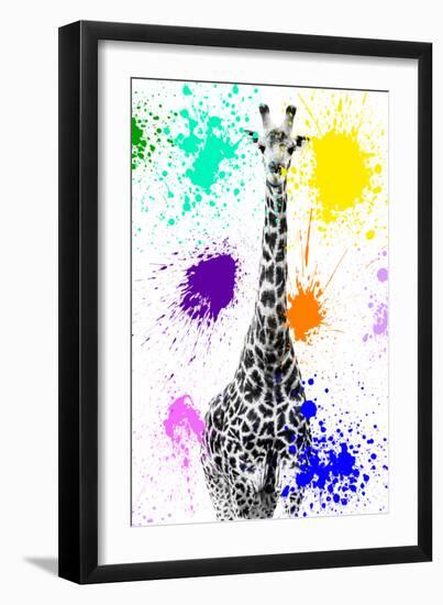 Safari Colors Pop Collection - Giraffe VIII-Philippe Hugonnard-Framed Giclee Print