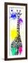 Safari Colors Pop Collection - Giraffe X-Philippe Hugonnard-Framed Giclee Print