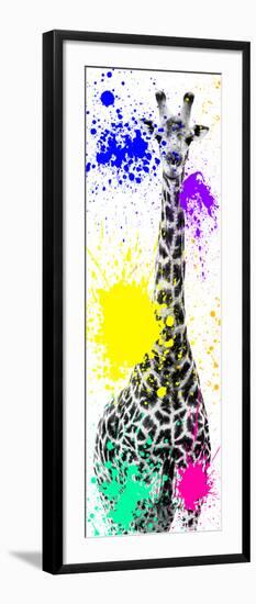 Safari Colors Pop Collection - Giraffe X-Philippe Hugonnard-Framed Giclee Print