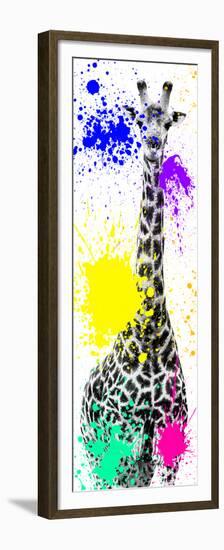 Safari Colors Pop Collection - Giraffe X-Philippe Hugonnard-Framed Premium Giclee Print