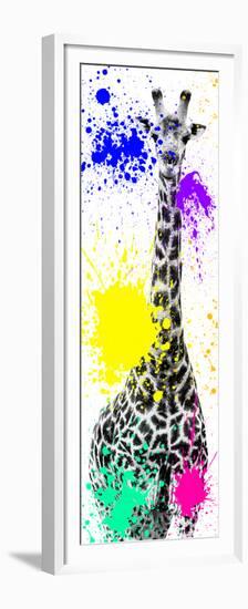 Safari Colors Pop Collection - Giraffe X-Philippe Hugonnard-Framed Premium Giclee Print