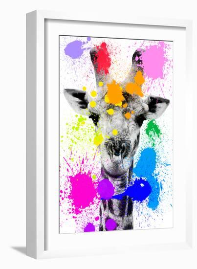Safari Colors Pop Collection - Giraffe-Philippe Hugonnard-Framed Giclee Print
