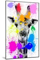 Safari Colors Pop Collection - Giraffe-Philippe Hugonnard-Mounted Giclee Print