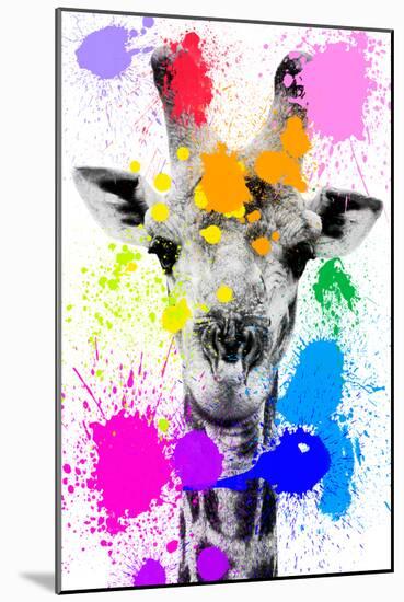 Safari Colors Pop Collection - Giraffe-Philippe Hugonnard-Mounted Giclee Print