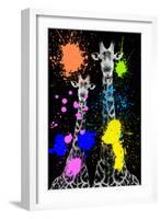 Safari Colors Pop Collection - Giraffes II-Philippe Hugonnard-Framed Giclee Print