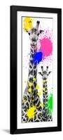 Safari Colors Pop Collection - Giraffes III-Philippe Hugonnard-Framed Giclee Print