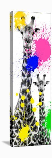 Safari Colors Pop Collection - Giraffes III-Philippe Hugonnard-Stretched Canvas