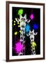 Safari Colors Pop Collection - Giraffes Portrait IV-Philippe Hugonnard-Framed Giclee Print