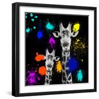 Safari Colors Pop Collection - Giraffes Portrait VI-Philippe Hugonnard-Framed Giclee Print