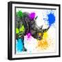 Safari Colors Pop Collection - Rhino Portrait II-Philippe Hugonnard-Framed Giclee Print