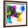 Safari Colors Pop Collection - Rhino Portrait II-Philippe Hugonnard-Framed Giclee Print