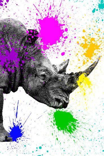 Safari Colors Pop Collection - Rhino Portrait IV' Giclee Print - Philippe  Hugonnard | AllPosters.com
