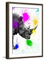 Safari Colors Pop Collection - Rhino Portrait IV-Philippe Hugonnard-Framed Giclee Print