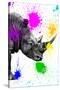 Safari Colors Pop Collection - Rhino Portrait IV-Philippe Hugonnard-Stretched Canvas