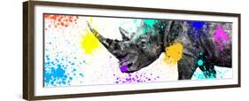 Safari Colors Pop Collection - Rhino Portrait V-Philippe Hugonnard-Framed Giclee Print