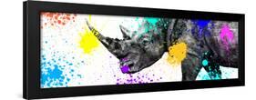 Safari Colors Pop Collection - Rhino Portrait V-Philippe Hugonnard-Framed Giclee Print