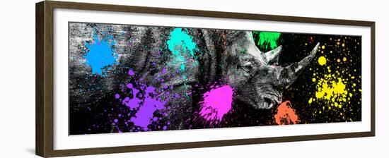 Safari Colors Pop Collection - Rhino Portrait VI-Philippe Hugonnard-Framed Giclee Print