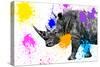 Safari Colors Pop Collection - Rhino Portrait VII-Philippe Hugonnard-Stretched Canvas