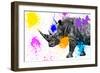 Safari Colors Pop Collection - Rhino Portrait VII-Philippe Hugonnard-Framed Giclee Print