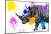Safari Colors Pop Collection - Rhino Portrait VII-Philippe Hugonnard-Mounted Giclee Print