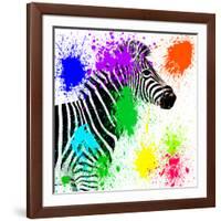 Safari Colors Pop Collection - Zebra Profile II-Philippe Hugonnard-Framed Giclee Print
