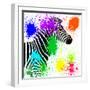 Safari Colors Pop Collection - Zebra Profile II-Philippe Hugonnard-Framed Giclee Print