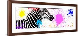 Safari Colors Pop Collection - Zebra VII-Philippe Hugonnard-Framed Giclee Print