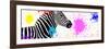 Safari Colors Pop Collection - Zebra VII-Philippe Hugonnard-Framed Premium Giclee Print