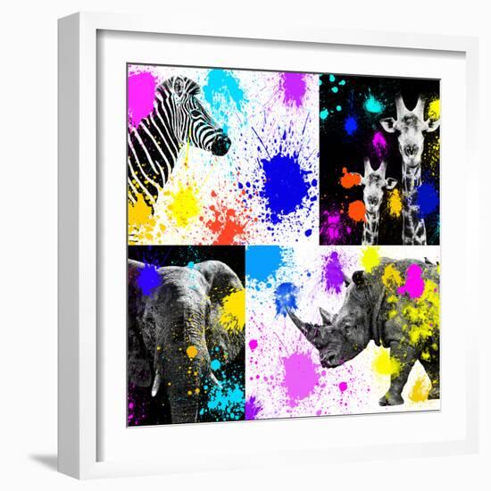 Safari Colors Pop Collection-Philippe Hugonnard-Framed Giclee Print