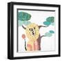 Safari Days 1-Kimberly Allen-Framed Art Print