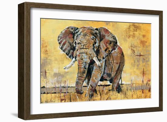 Safari Elephant-Madelaine Morris-Framed Art Print