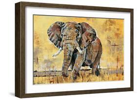 Safari Elephant-Madelaine Morris-Framed Art Print