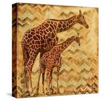 Safari Famiy II-Patricia Pinto-Stretched Canvas