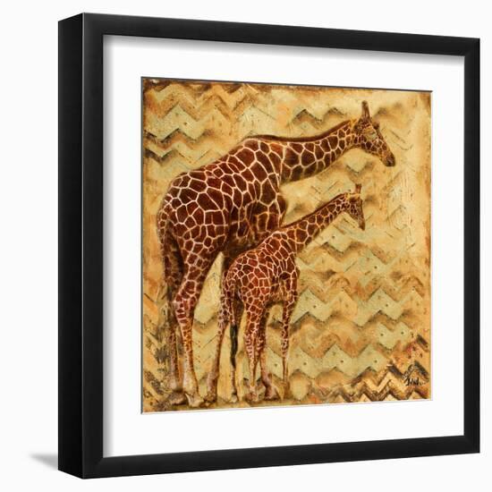 Safari Famiy II-Patricia Pinto-Framed Art Print