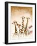 Safari Giraffe II-Dan Meneely-Framed Art Print