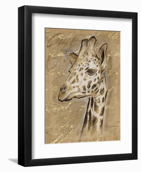 Safari Giraffe-Chad Barrett-Framed Art Print