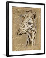 Safari Giraffe-Chad Barrett-Framed Art Print